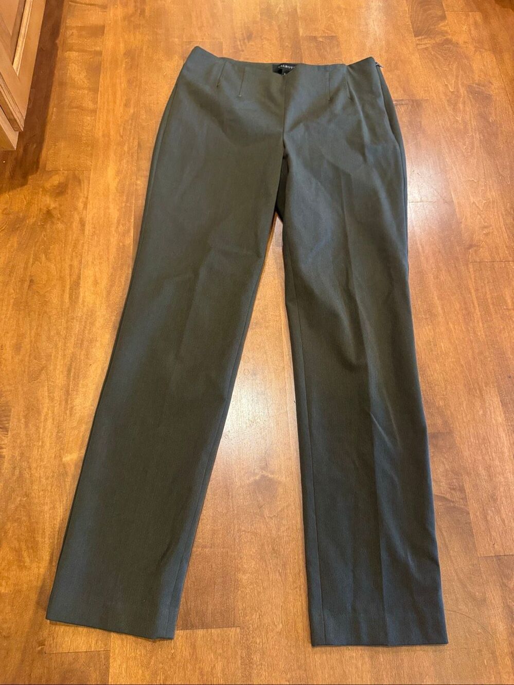 Talbots Bi-Stretch Straight Leg Dress Pants Women’s Size 6 Dark Olive Green